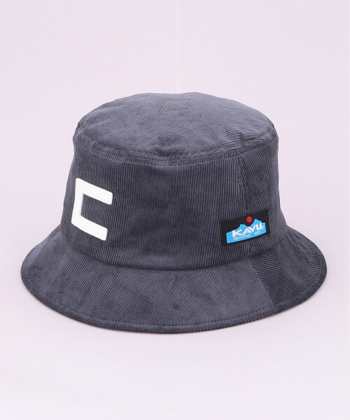 KAVU C CORD HAT CHARCOAL GRAY ONESIZE